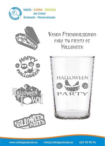 Vasos personalizados para tu fiesta de halloween